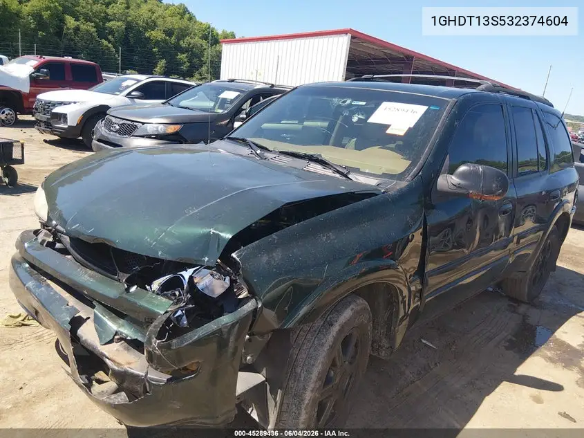2003 Oldsmobile Bravada VIN: 1GHDT13S532374604 Lot: 45289436