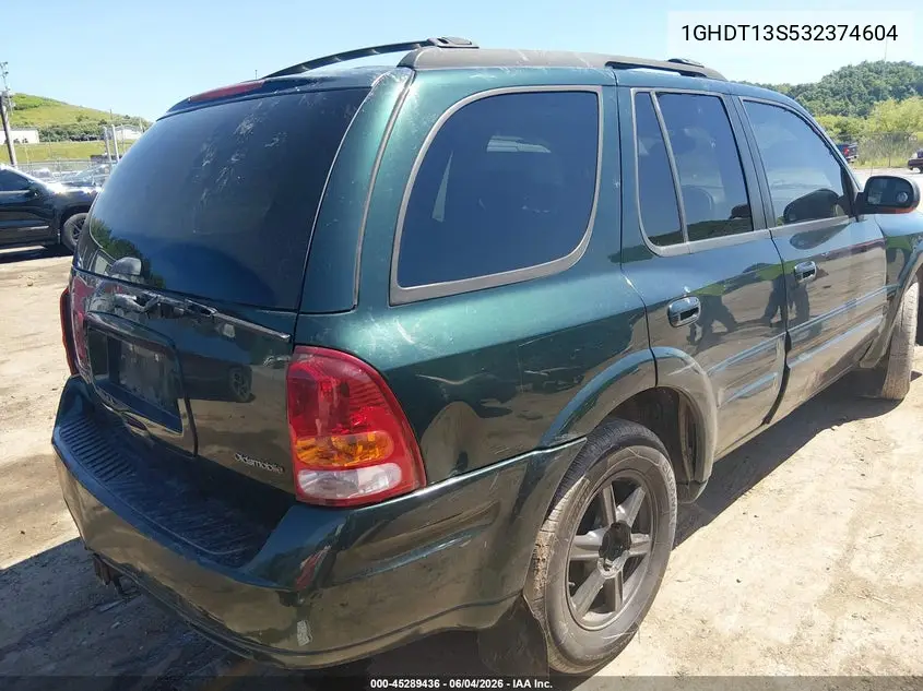 2003 Oldsmobile Bravada VIN: 1GHDT13S532374604 Lot: 45289436