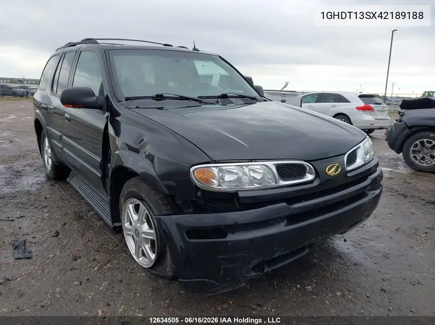 2004 Oldsmobile Bravada VIN: 1GHDT13SX42189188 Lot: 12634505X