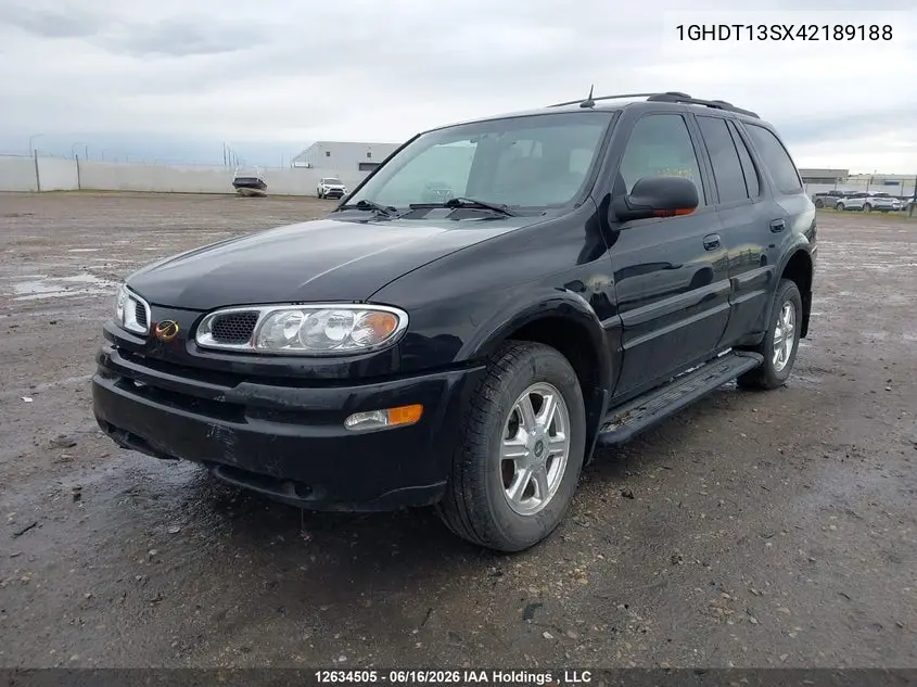 2004 Oldsmobile Bravada VIN: 1GHDT13SX42189188 Lot: 12634505X