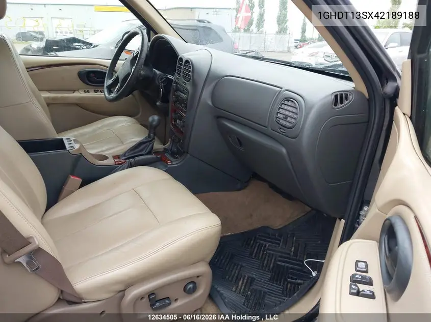 2004 Oldsmobile Bravada VIN: 1GHDT13SX42189188 Lot: 12634505X