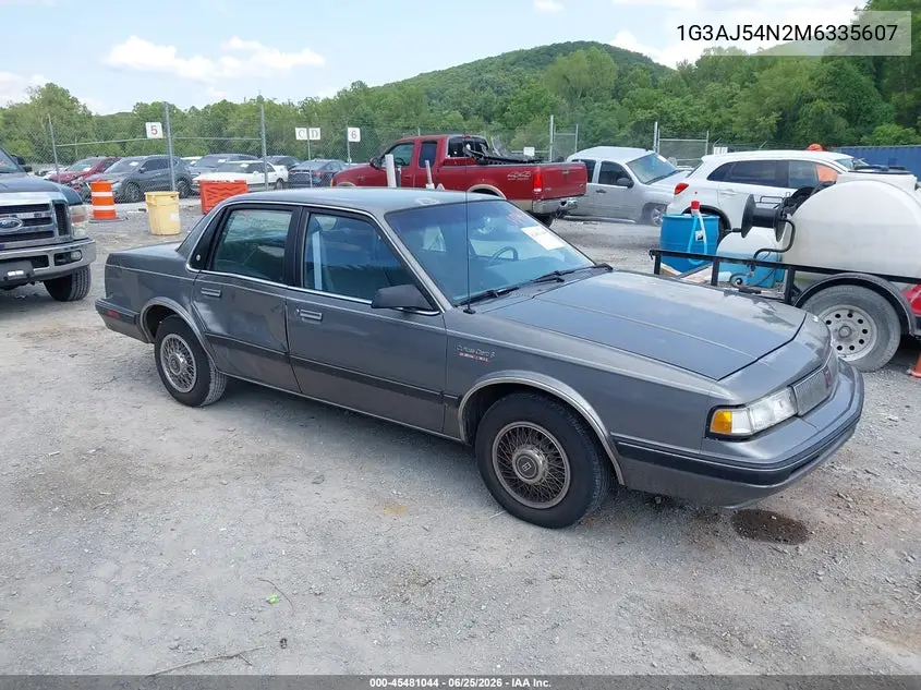 1991 Oldsmobile Cutlass Ciera S VIN: 1G3AJ54N2M6335607 Lot: 45481044