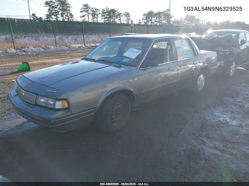 1992 Oldsmobile Cutlass Ciera S VIN: 1G3AL54N9N6329525 Lot: 45478168