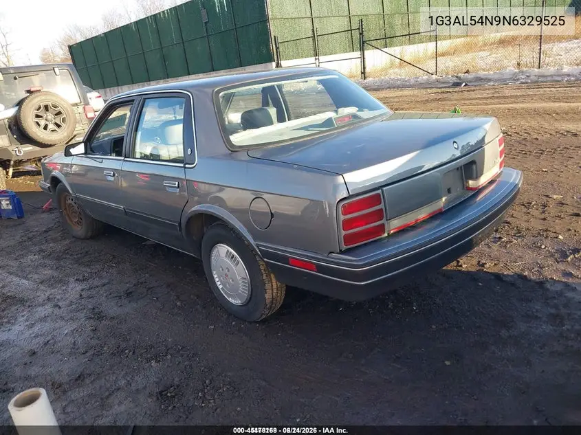1992 Oldsmobile Cutlass Ciera S VIN: 1G3AL54N9N6329525 Lot: 45478168