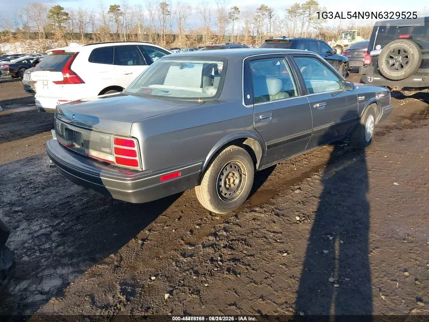 1992 Oldsmobile Cutlass Ciera S VIN: 1G3AL54N9N6329525 Lot: 45478168