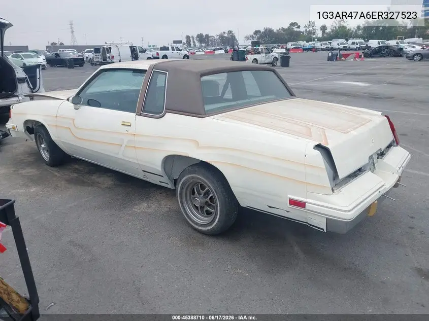 1984 Oldsmobile Cutlass Supreme VIN: 1G3AR47A6ER327523 Lot: 45388710