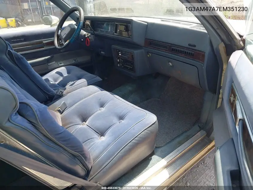 1984 Oldsmobile Cutlass Supreme Brougham VIN: 1G3AM47A7EM351230 Lot: 45533075