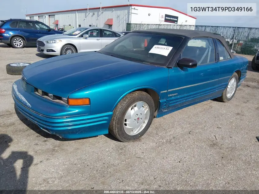 1993 Oldsmobile Cutlass Supreme VIN: 1G3WT34T9PD349166 Lot: 44832135