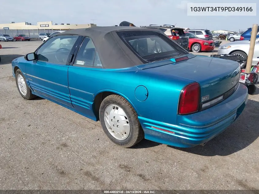1993 Oldsmobile Cutlass Supreme VIN: 1G3WT34T9PD349166 Lot: 44832135