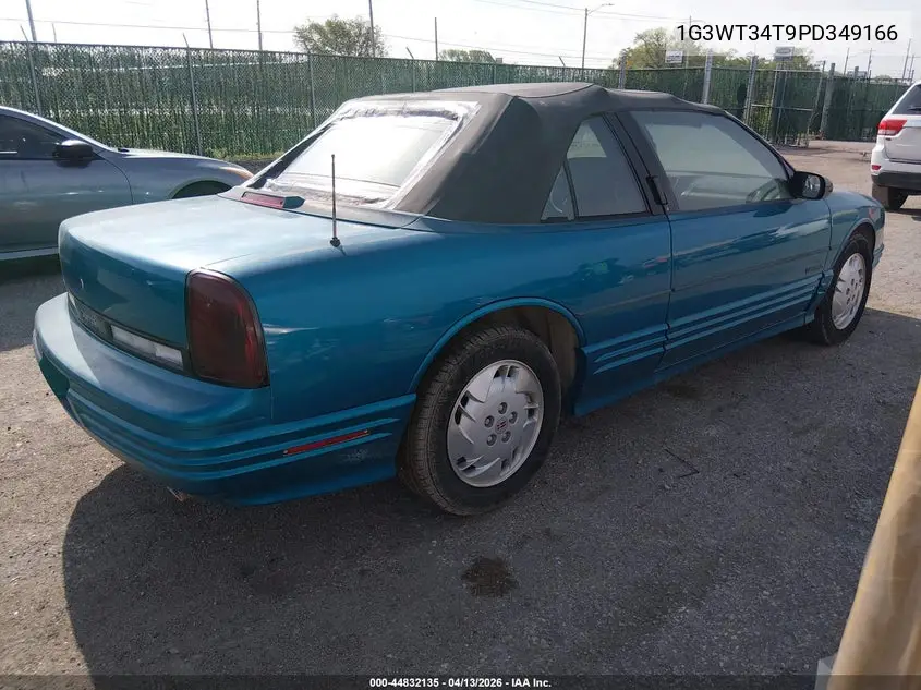 1993 Oldsmobile Cutlass Supreme VIN: 1G3WT34T9PD349166 Lot: 44832135