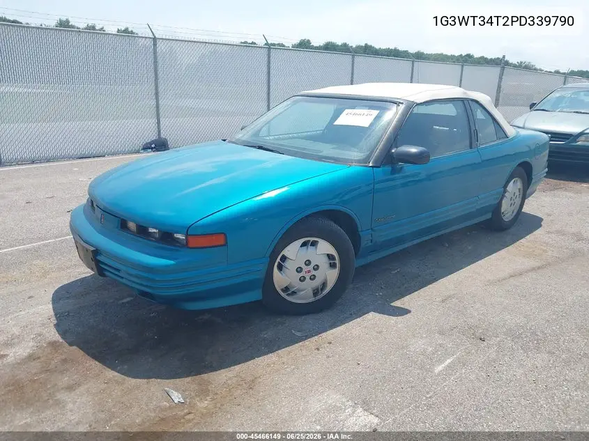 1993 Oldsmobile Cutlass Supreme VIN: 1G3WT34T2PD339790 Lot: 45466149
