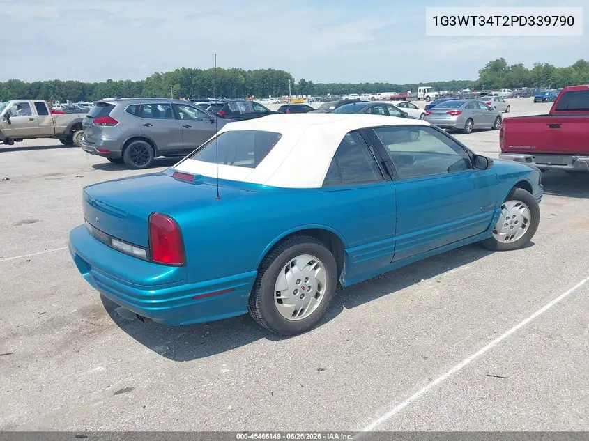 1993 Oldsmobile Cutlass Supreme VIN: 1G3WT34T2PD339790 Lot: 45466149