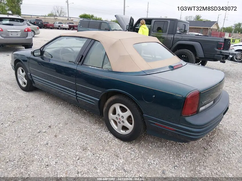 1995 Oldsmobile Cutlass Supreme VIN: 1G3WT32M8SD343072 Lot: 44918487