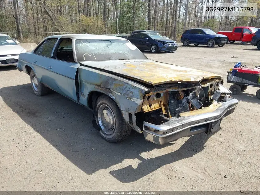 1977 Oldsmobile Cutlass VIN: 3G29R7M115798 Lot: 44807353