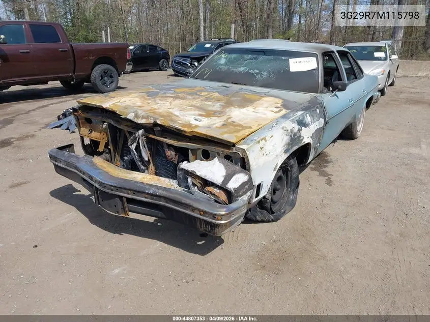 1977 Oldsmobile Cutlass VIN: 3G29R7M115798 Lot: 44807353