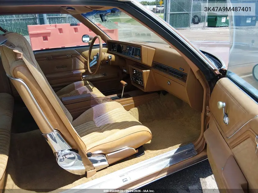 1979 Oldsmobile Cutlass VIN: 3K47A9M487401 Lot: 45456920