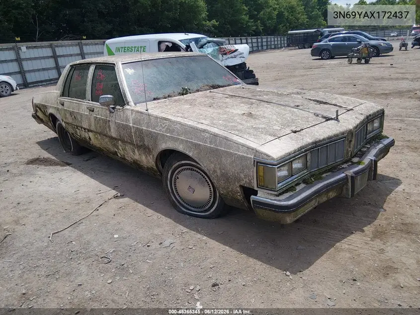 1980 Oldsmobile Cutlass VIN: 3N69YAX172437 Lot: 45365345
