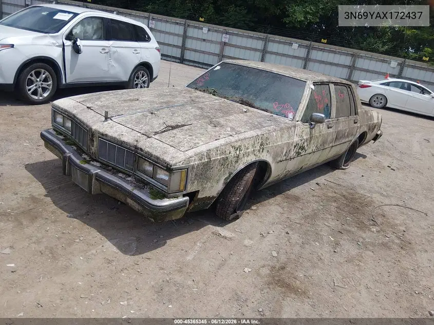 1980 Oldsmobile Cutlass VIN: 3N69YAX172437 Lot: 45365345