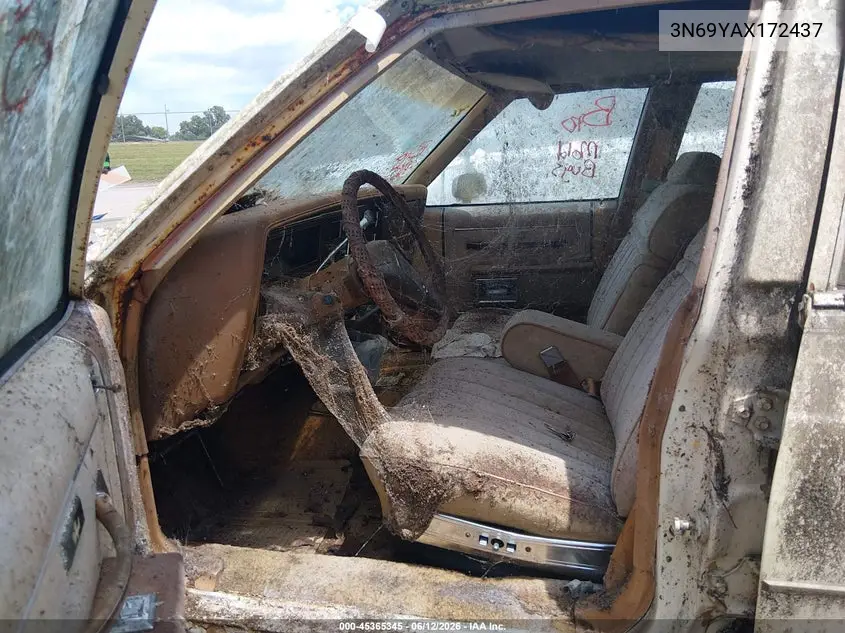 1980 Oldsmobile Cutlass VIN: 3N69YAX172437 Lot: 45365345
