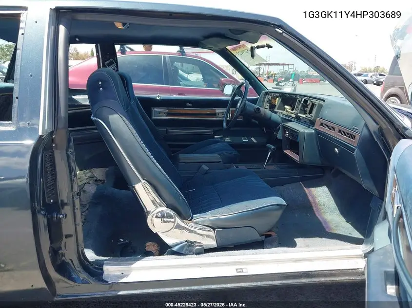 1987 Oldsmobile Cutlass Salon VIN: 1G3GK11Y4HP303689 Lot: 45229423