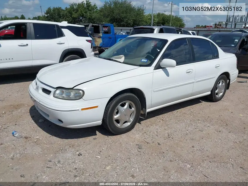 1999 Oldsmobile Cutlass Gls VIN: 1G3NG52M2X6305182 Lot: 45532550