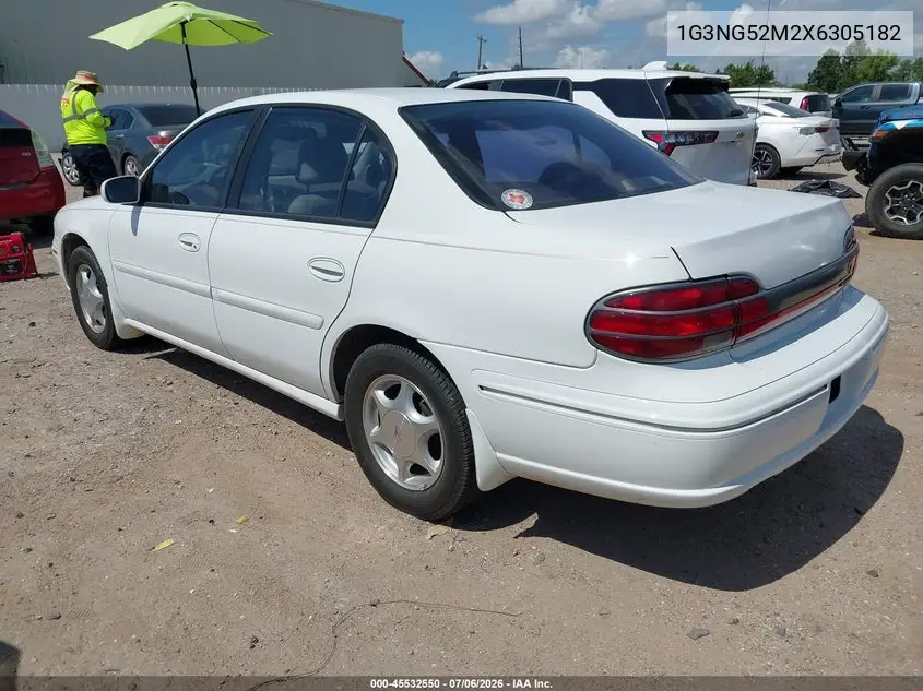 1999 Oldsmobile Cutlass Gls VIN: 1G3NG52M2X6305182 Lot: 45532550