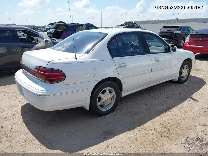 1999 Oldsmobile Cutlass Gls VIN: 1G3NG52M2X6305182 Lot: 45532550