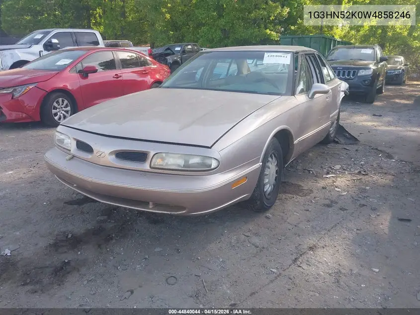 1998 Oldsmobile Eighty-Eight Ls VIN: 1G3HN52K0W4858246 Lot: 44840044