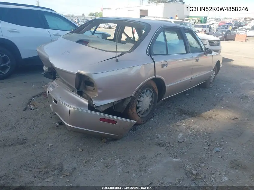 1998 Oldsmobile Eighty-Eight Ls VIN: 1G3HN52K0W4858246 Lot: 44840044