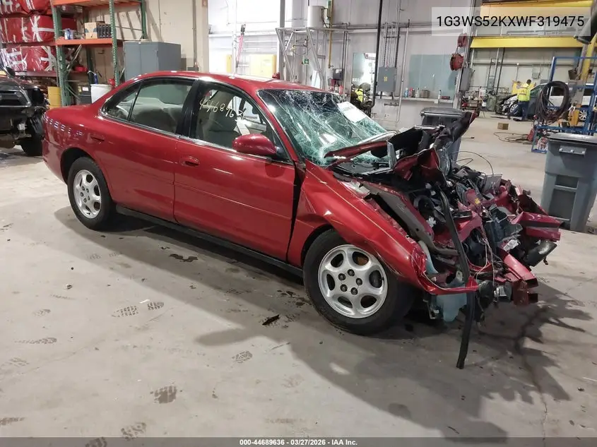 1998 Oldsmobile Intrigue Gl VIN: 1G3WS52KXWF319475 Lot: 44689636