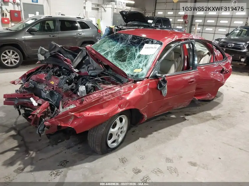1998 Oldsmobile Intrigue Gl VIN: 1G3WS52KXWF319475 Lot: 44689636