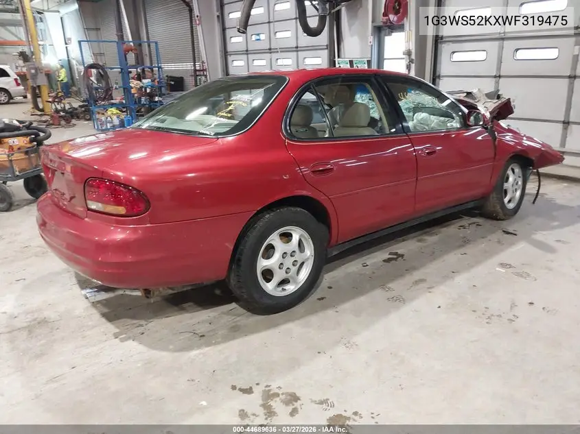 1998 Oldsmobile Intrigue Gl VIN: 1G3WS52KXWF319475 Lot: 44689636