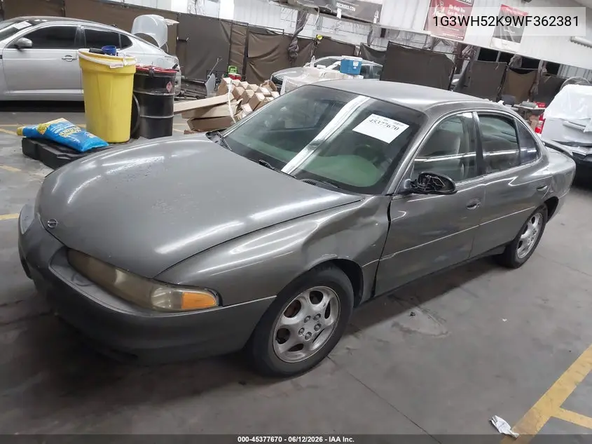 1998 Oldsmobile Intrigue VIN: 1G3WH52K9WF362381 Lot: 45377670