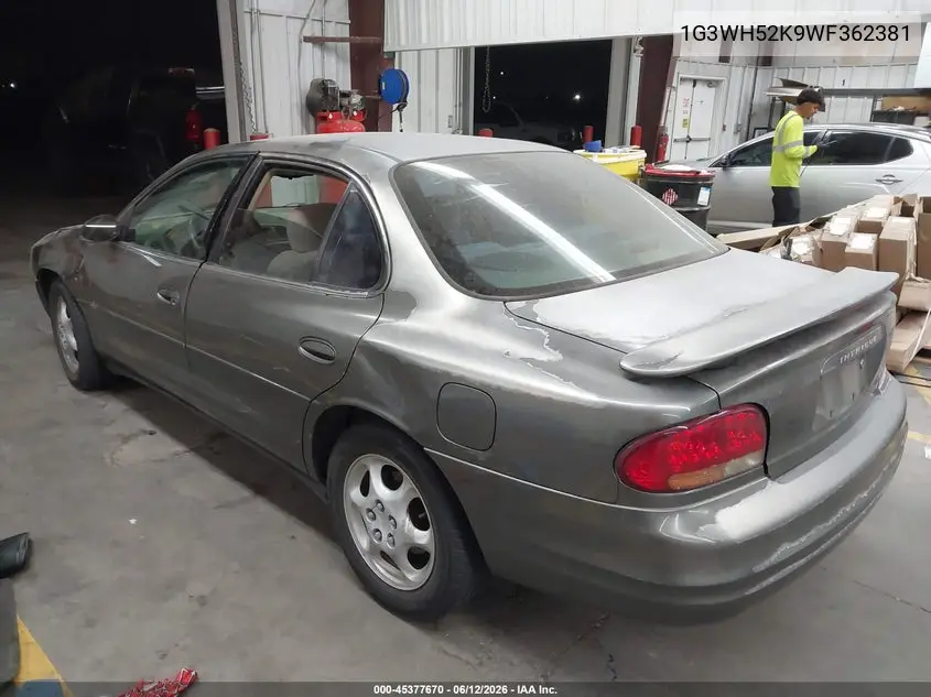 1998 Oldsmobile Intrigue VIN: 1G3WH52K9WF362381 Lot: 45377670