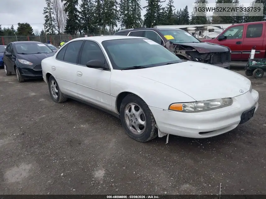 1998 Oldsmobile Intrigue VIN: 1G3WH52K2WF333739 Lot: 45594035