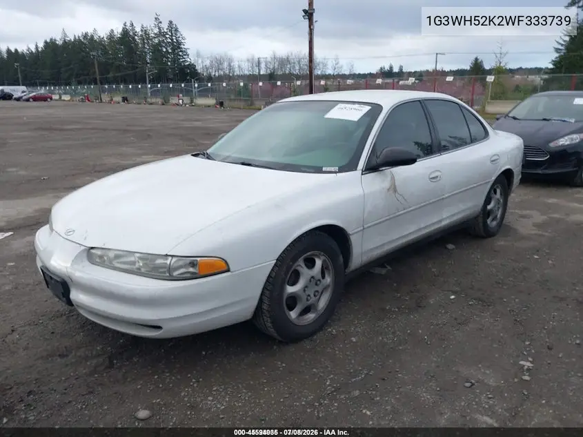 1998 Oldsmobile Intrigue VIN: 1G3WH52K2WF333739 Lot: 45594035