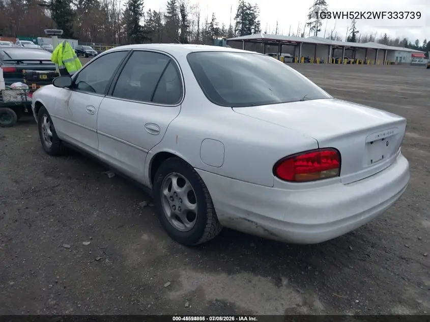 1998 Oldsmobile Intrigue VIN: 1G3WH52K2WF333739 Lot: 45594035