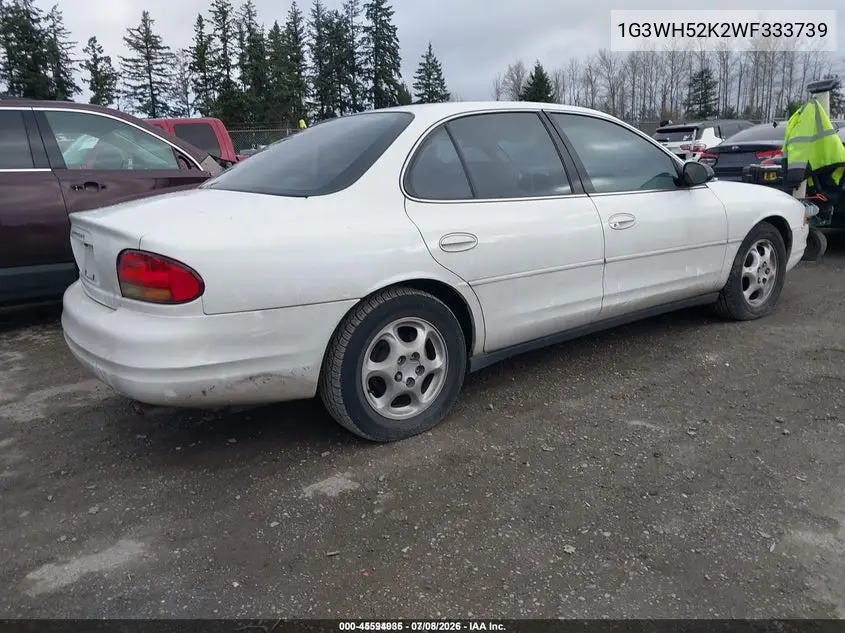 1998 Oldsmobile Intrigue VIN: 1G3WH52K2WF333739 Lot: 45594035