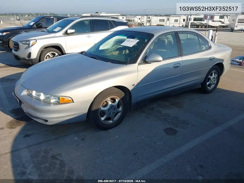 1999 Oldsmobile Intrigue Gl VIN: 1G3WS52H3XF352517 Lot: 45616217
