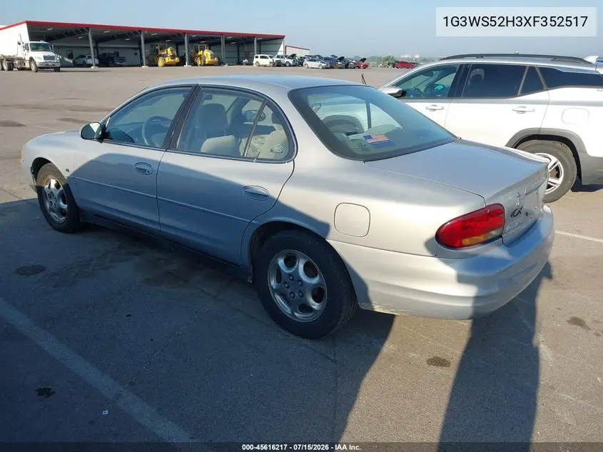 1999 Oldsmobile Intrigue Gl VIN: 1G3WS52H3XF352517 Lot: 45616217