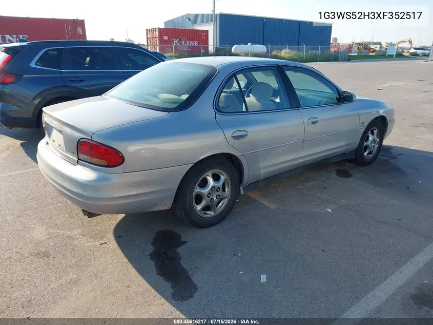 1999 Oldsmobile Intrigue Gl VIN: 1G3WS52H3XF352517 Lot: 45616217