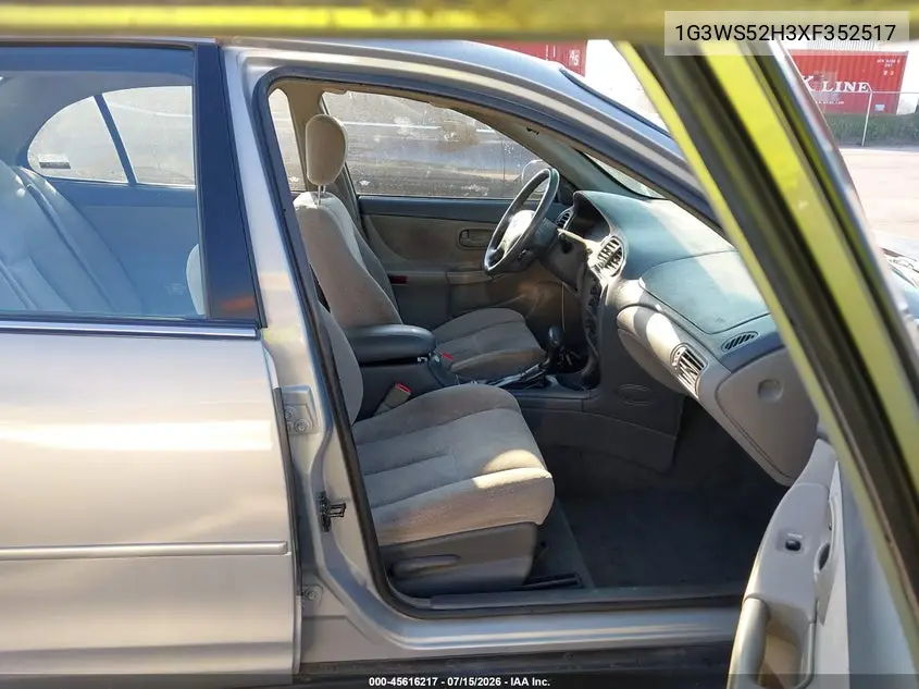 1999 Oldsmobile Intrigue Gl VIN: 1G3WS52H3XF352517 Lot: 45616217