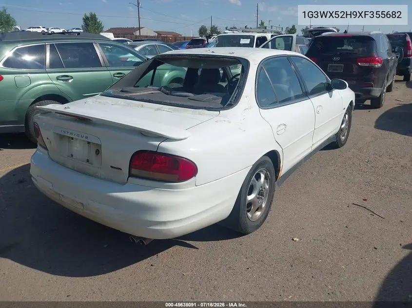 1999 Oldsmobile Intrigue Gls VIN: 1G3WX52H9XF355682 Lot: 45638091