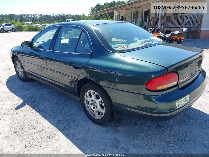 2000 Oldsmobile Intrigue Gx VIN: 1G3WH52H9YF296566 Lot: 45269835