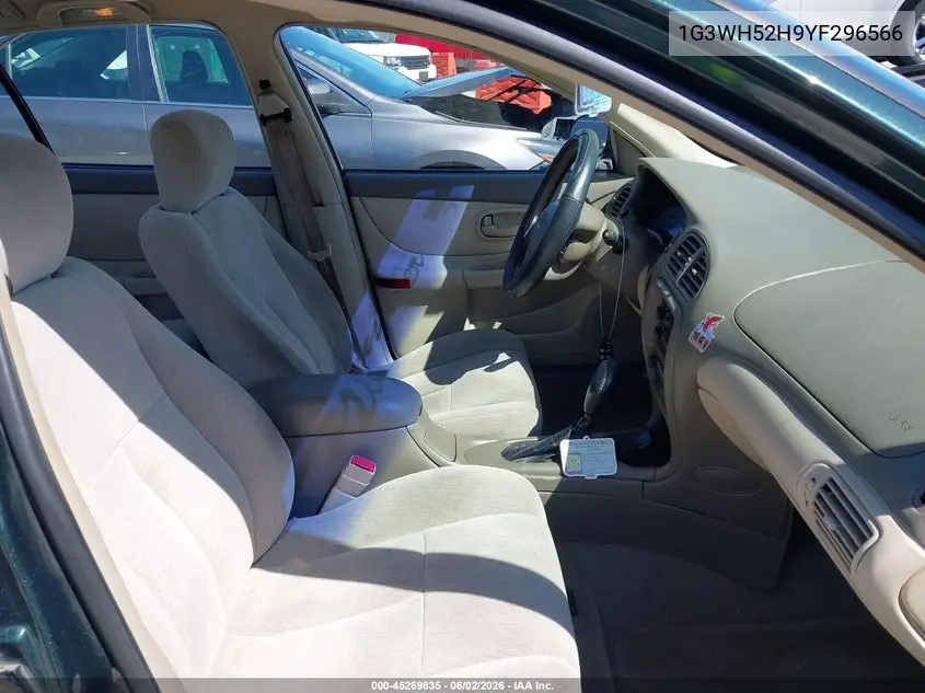2000 Oldsmobile Intrigue Gx VIN: 1G3WH52H9YF296566 Lot: 45269835