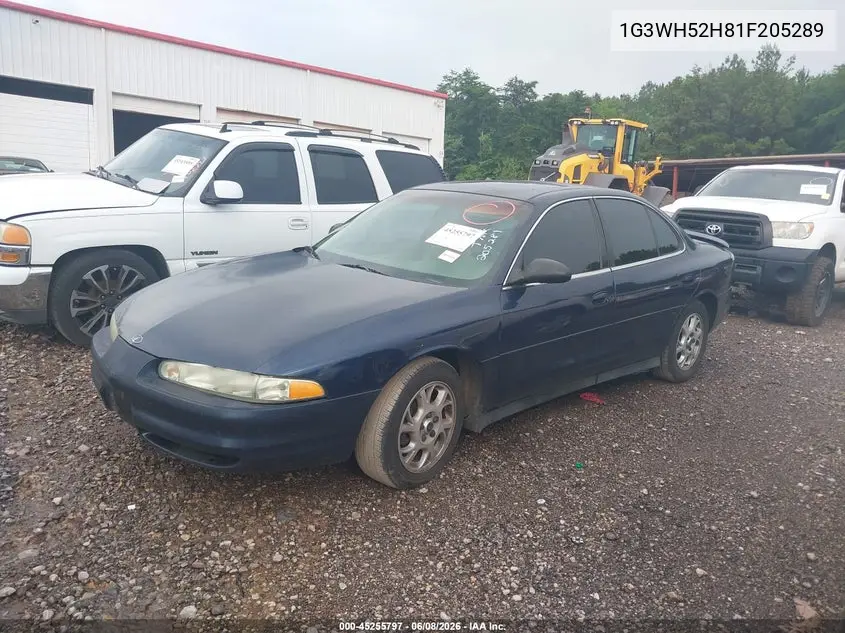 2001 Oldsmobile Intrigue Gx VIN: 1G3WH52H81F205289 Lot: 45255797