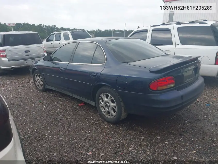 2001 Oldsmobile Intrigue Gx VIN: 1G3WH52H81F205289 Lot: 45255797