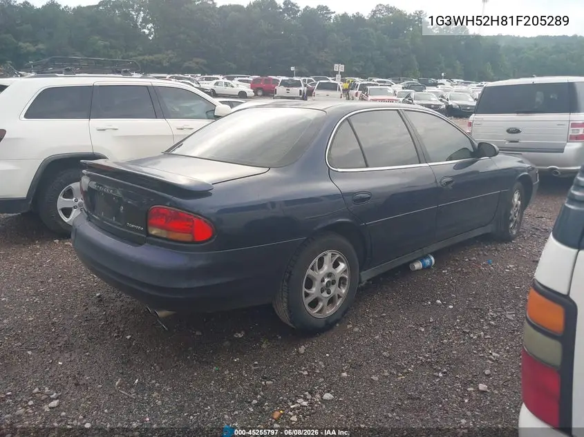 2001 Oldsmobile Intrigue Gx VIN: 1G3WH52H81F205289 Lot: 45255797