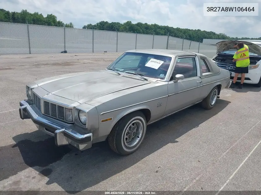 1978 Oldsmobile Omega VIN: 3R27A8W106464 Lot: 45341828