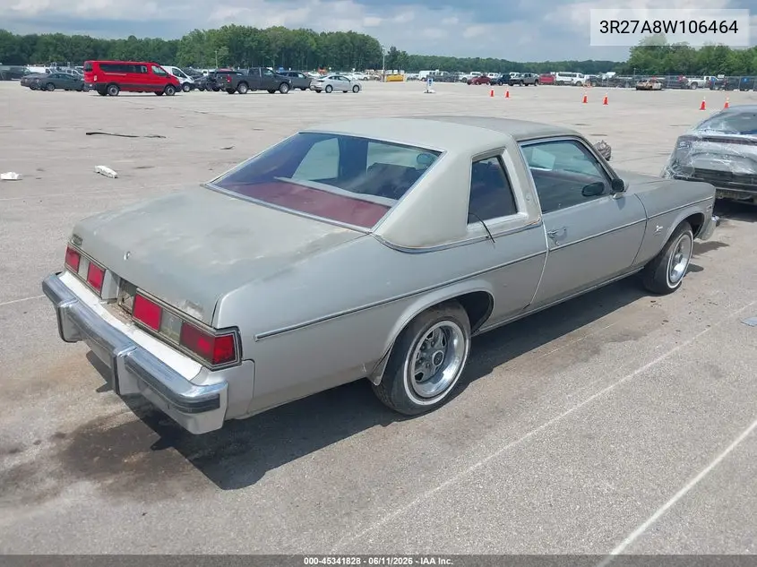 1978 Oldsmobile Omega VIN: 3R27A8W106464 Lot: 45341828